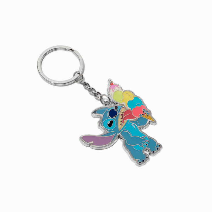 Porte-cl&eacute;s cr&egrave;me glac&eacute;e en exclusivit&eacute; chez Claire&rsquo;s Disney Stitch,