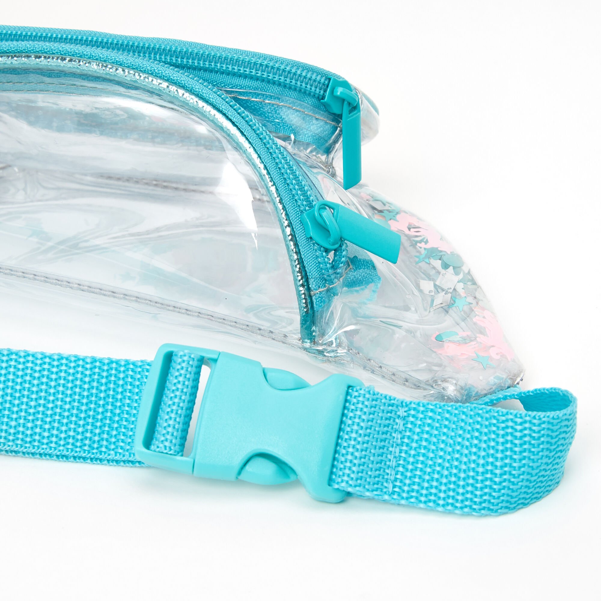 Unicorn Confetti Shakey Bum Bag - Turquoise,