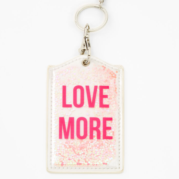 &quot;Love More&quot; Lanyard - Pink,