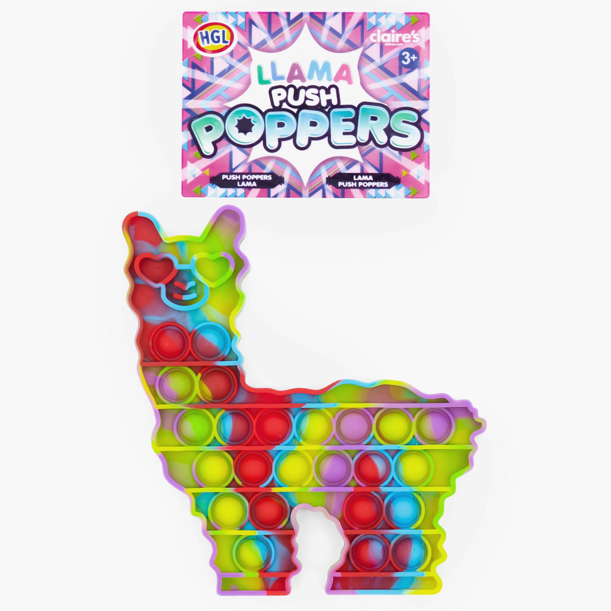 Claire's Jouet fidget Push Poppers lama – Les modèles peuvent varier