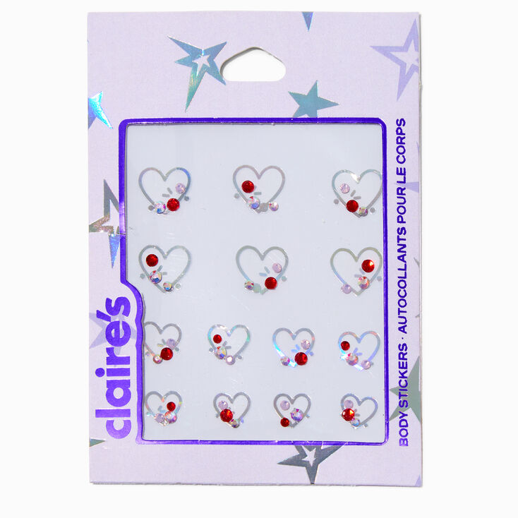 Mini Hearts Body Gems,