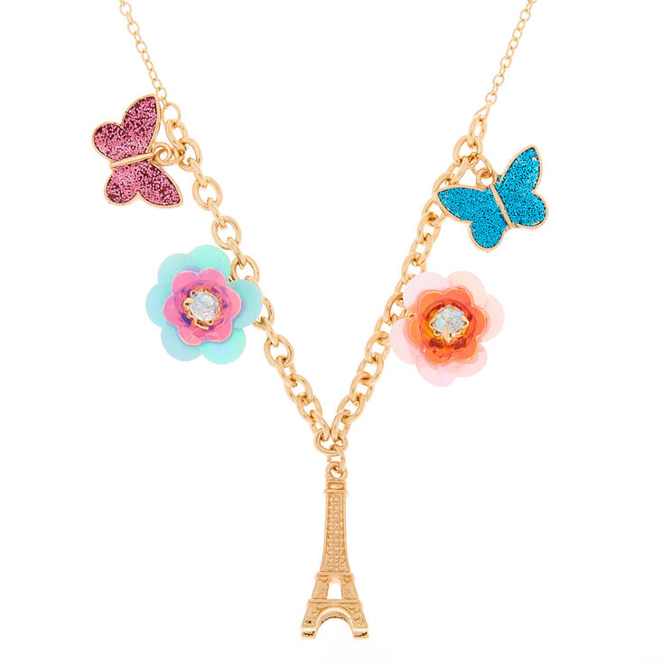 Claire's Collier volumineux floral Paris
