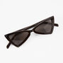 Black Angle Retro Edgy Sunglasses,