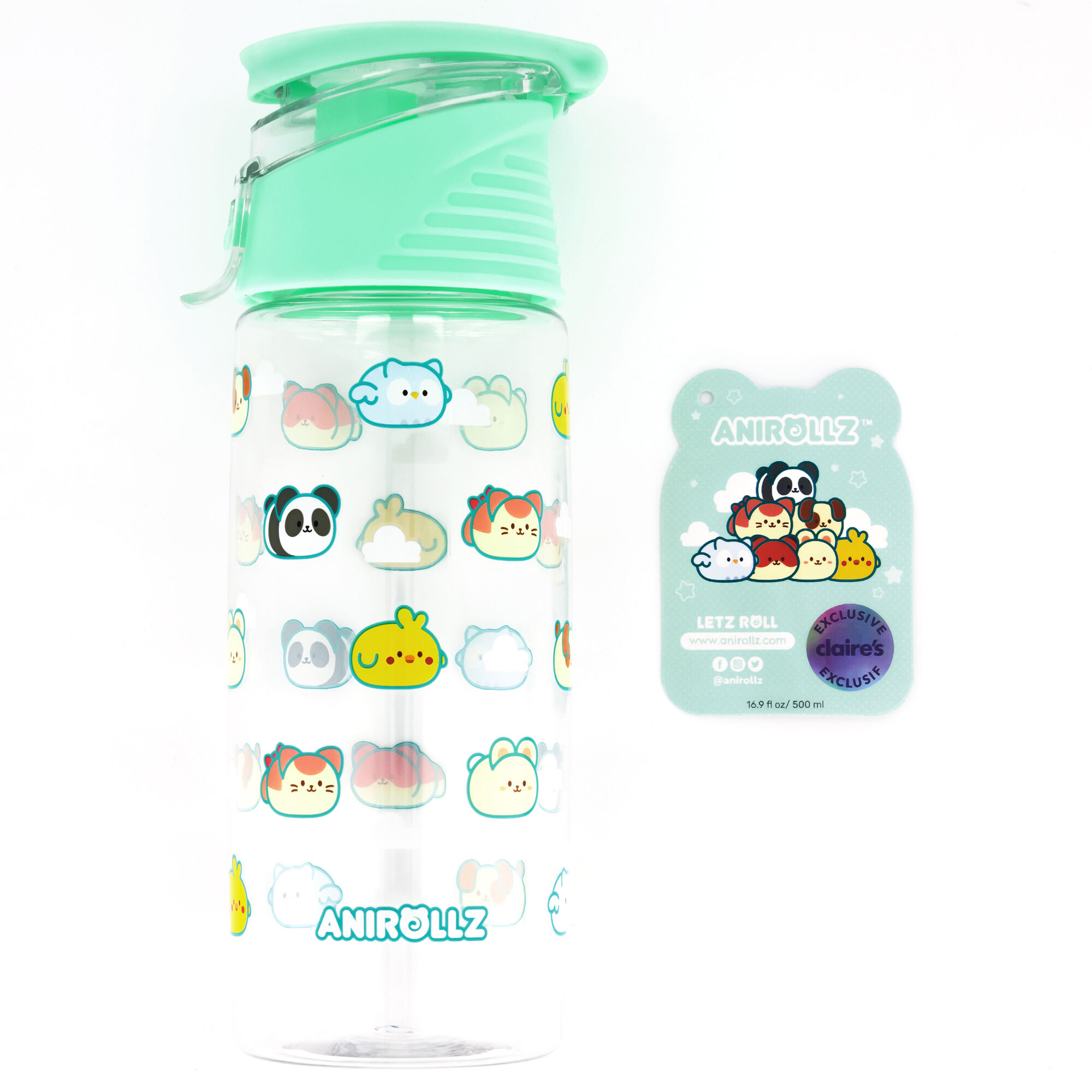 Claire's Gourde Anirollz™ – Vert