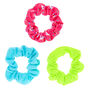 Claire&#39;s Club Small Neon Unicorn Hair Scrunchies - 3 Pack,