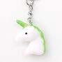 Glitter Unicorn Head Keychains - 5 Pack,