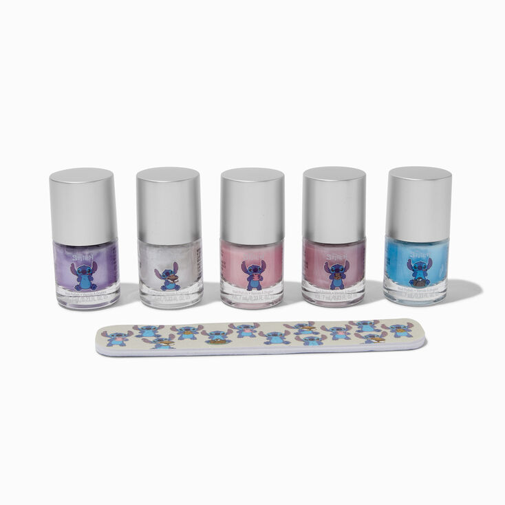 Disney Stitch Claire&#39;s Exclusive Cozy Nail Polish Set - 6 Pack,