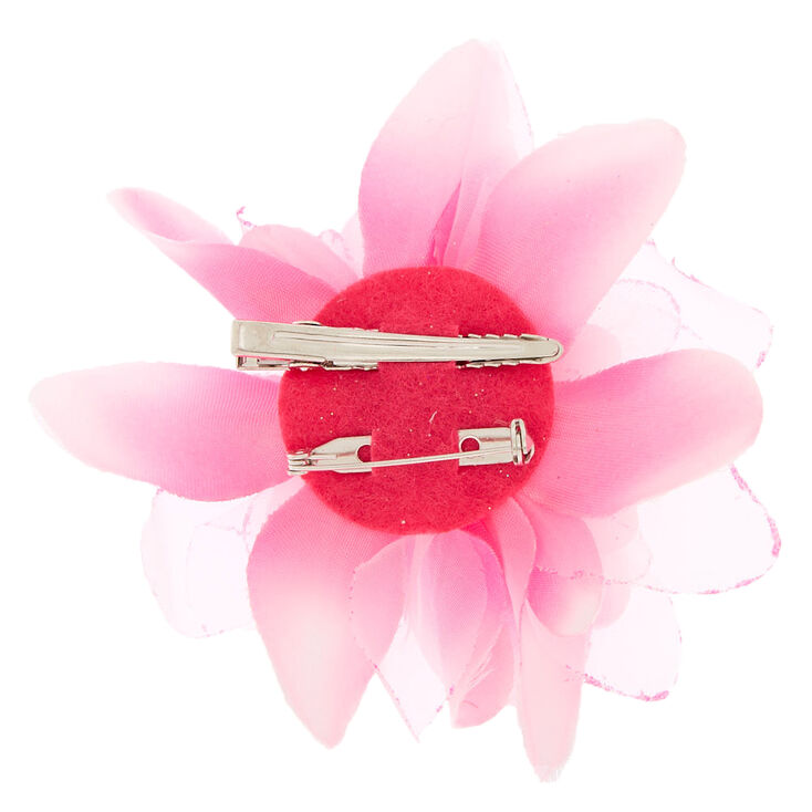 Lily Flower Hair Clip - Pink,