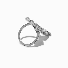 Silver-tone Fairy Wings Wrap Ring,