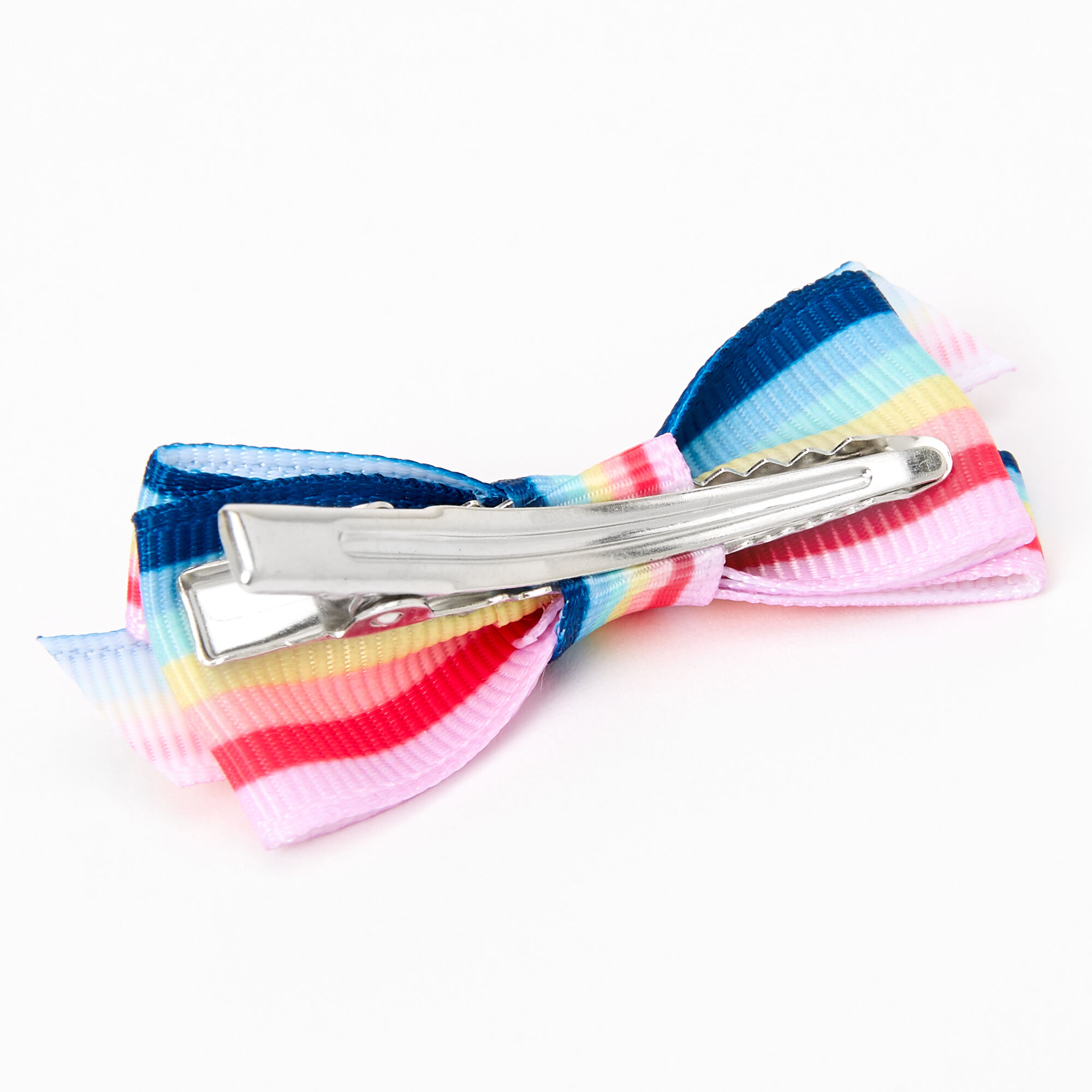 Claire's Club Mixed Ribbon Hair Bow Clips - 6 Pack,