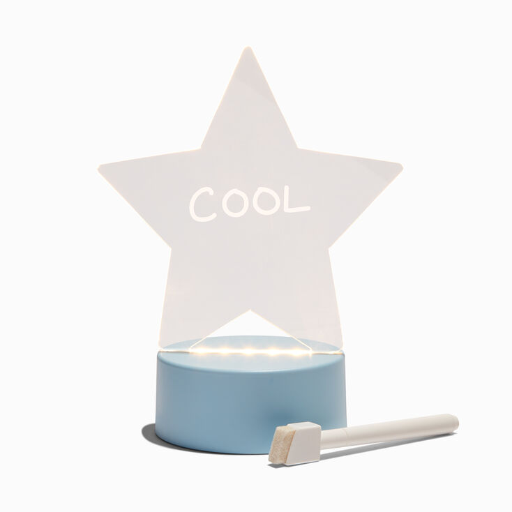 Star-Shaped Light-Up Dry Erase Board,