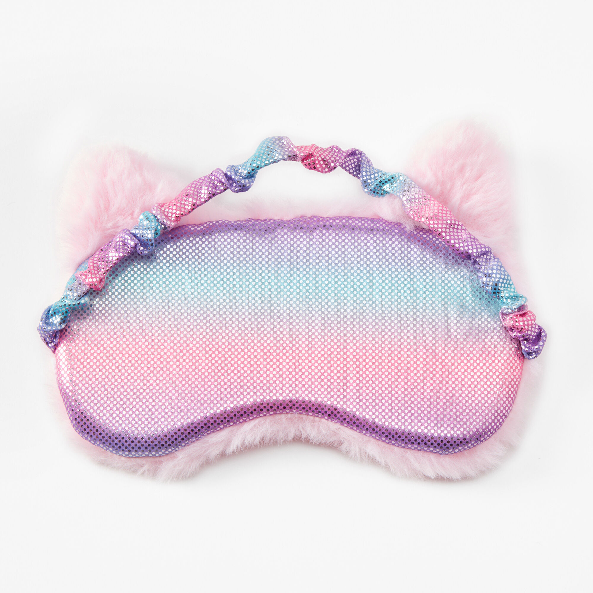 Initial Cat Sleeping Mask - Pink, A,