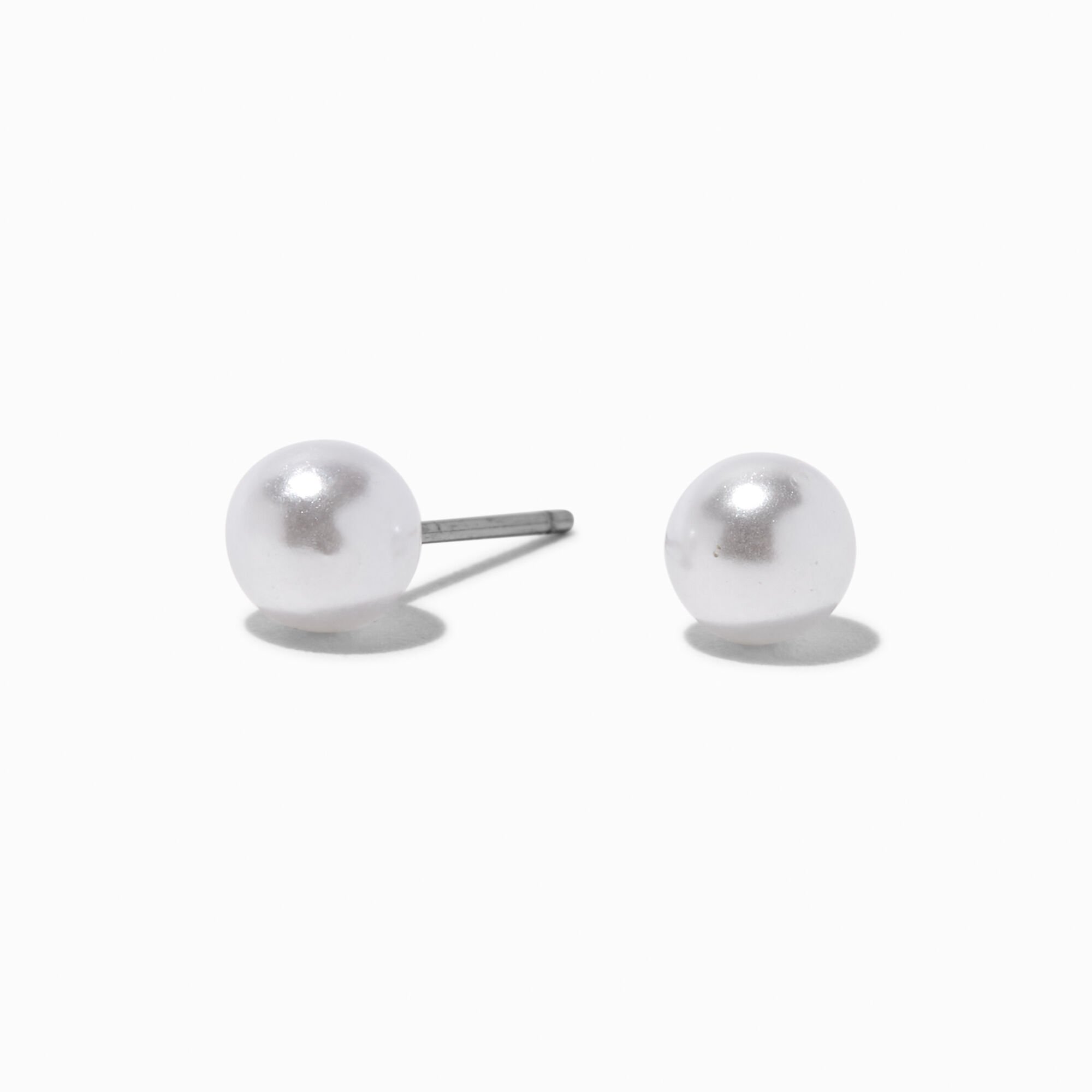 Pearl 6mm Stud Earrings,