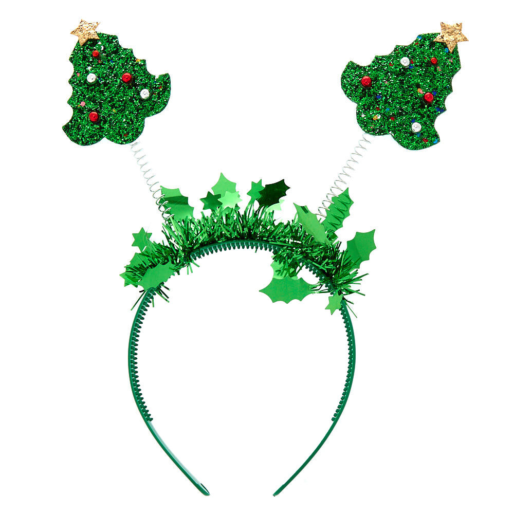 Christmas Tree Deely Bopper Headband - Green,