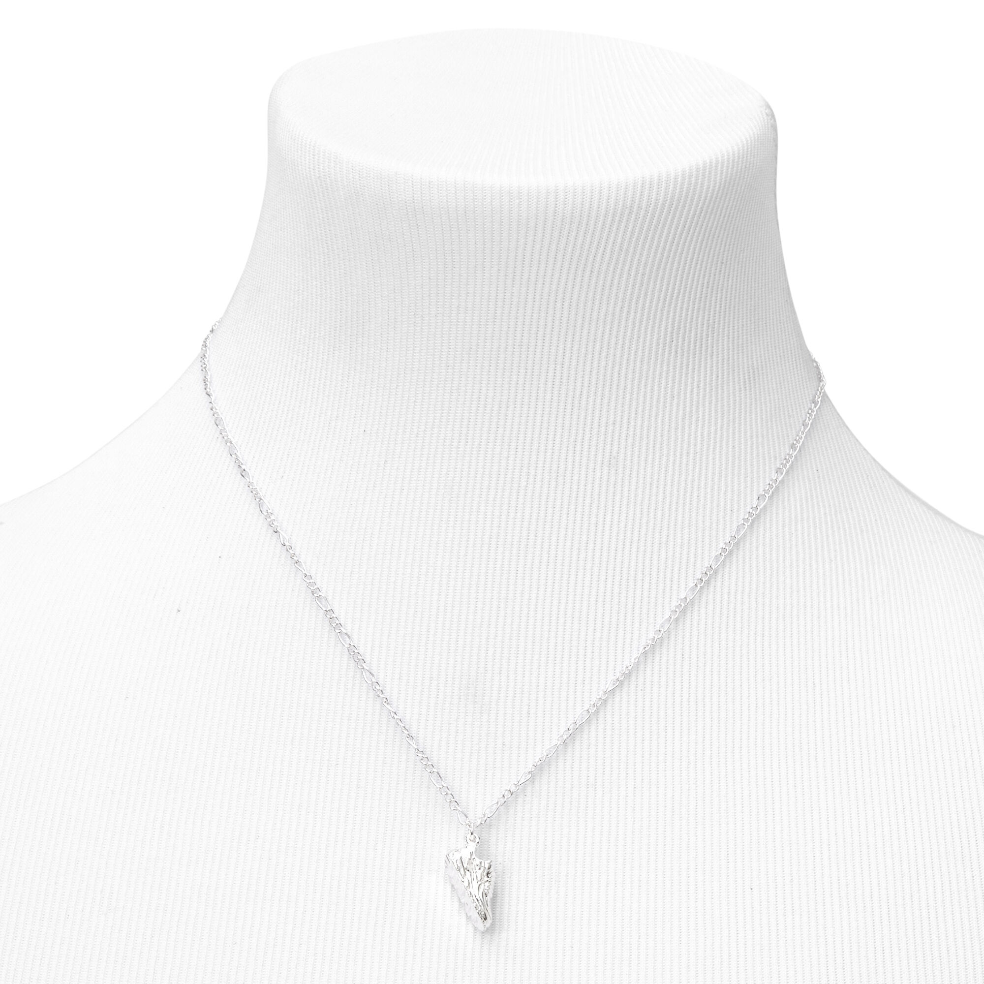 Silver Sneaker 16" Pendant Necklace,