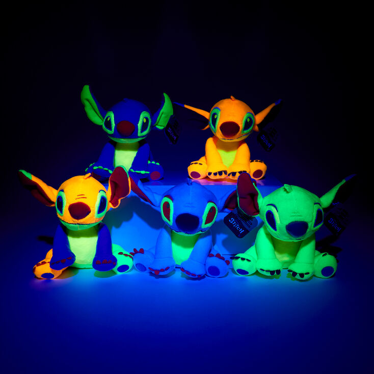 Disney Stitch 6'' Blacklight Plush Toy - Styles Vary