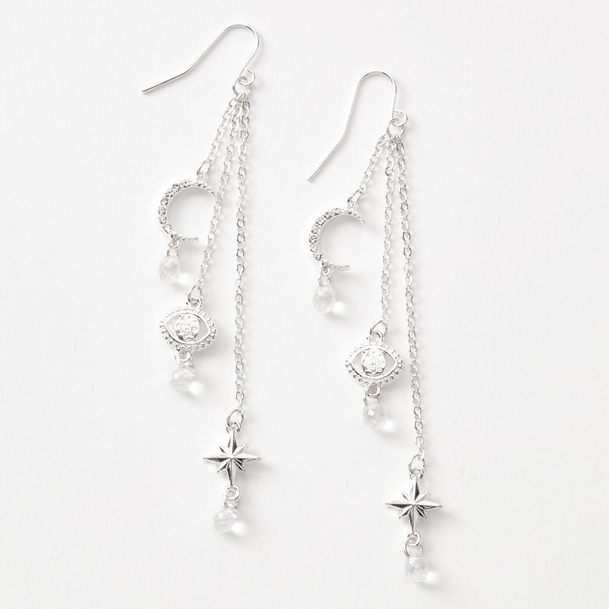 Celestial earrings silver new arrivals