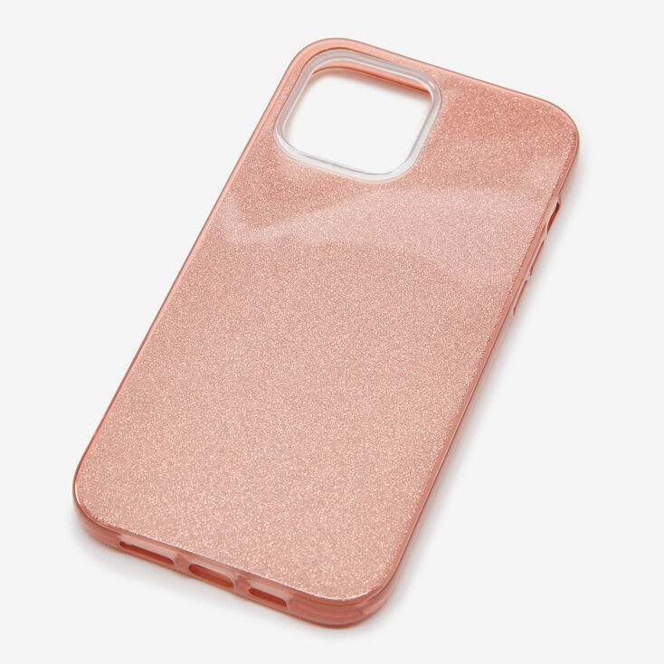 Coque de protection pour portable &agrave; paillettes couleur bronz&eacute;e - Compatible avec iPhone&reg;&nbsp;13 Pro Max,