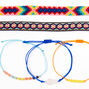 Mixed Neon Pineapple Friendship Bracelets - 5 Pack,
