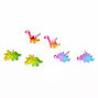 Rainbow Dinosaur Stud Earrings - 3 Pack,
