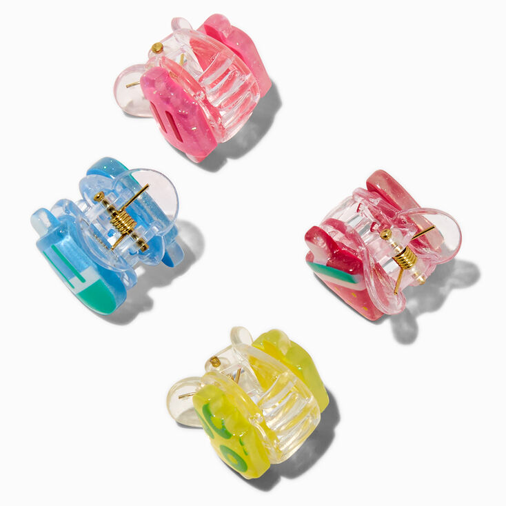 Claire&#39;s Club Ice Pop Hair Claws - 4 Pack,