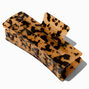 Blonde Tortoiseshell Rectangular Hair Claw,