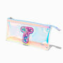 Holographic Initial Pencil Case - T,