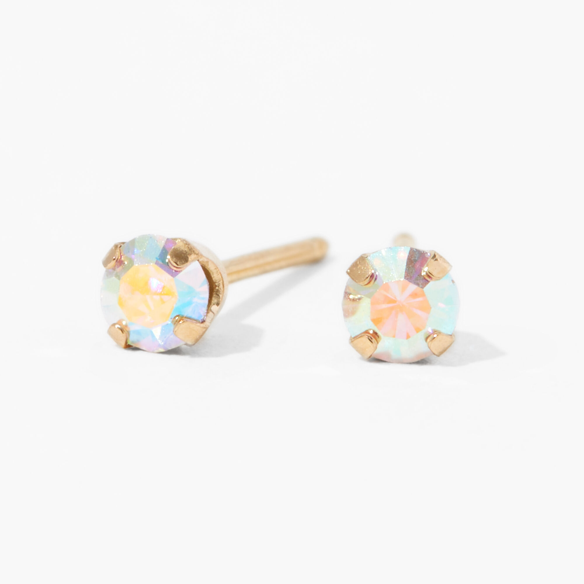 Clear earring shop studs claire's