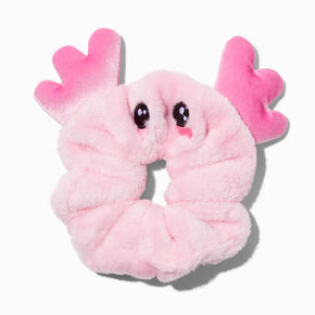 Pink Axolotl Hair Scrunchie,
