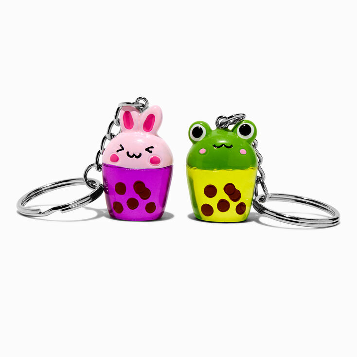 Critter Boba Tea Best Friends Keychains - 5 Pack,