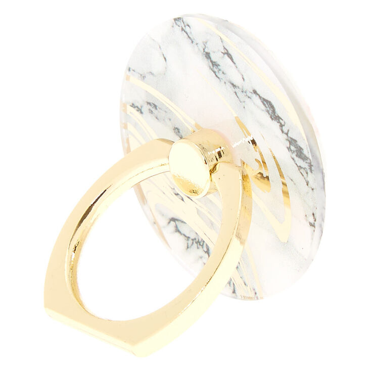 Gold Marble Ring Stand,