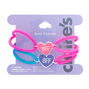 Bracelets Meilleures Amies &agrave; corde n&eacute;on c&oelig;urs paillet&eacute;s,