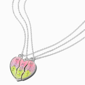 &quot;Mama &amp; Mini&quot; Split Heart Pendant Necklaces - 3 Pack,