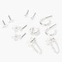 Silver Celestial Cuff &amp; Mixed Earrings - 6 Pack,