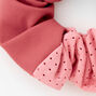 Pink Solid &amp; Dot Hair Scrunchie,