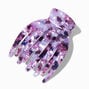 Pearlized Tortoiseshell Yoga Hair Claw - Purple,