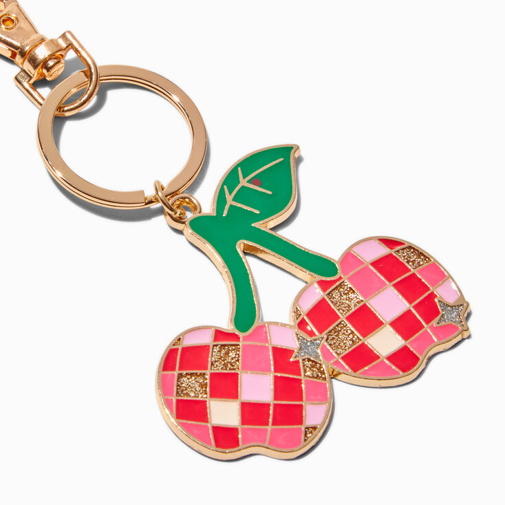 Disco Cherries Keychain ,