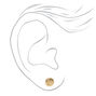Gold Retro Stud Earrings &#40;3 Pack&#41;,