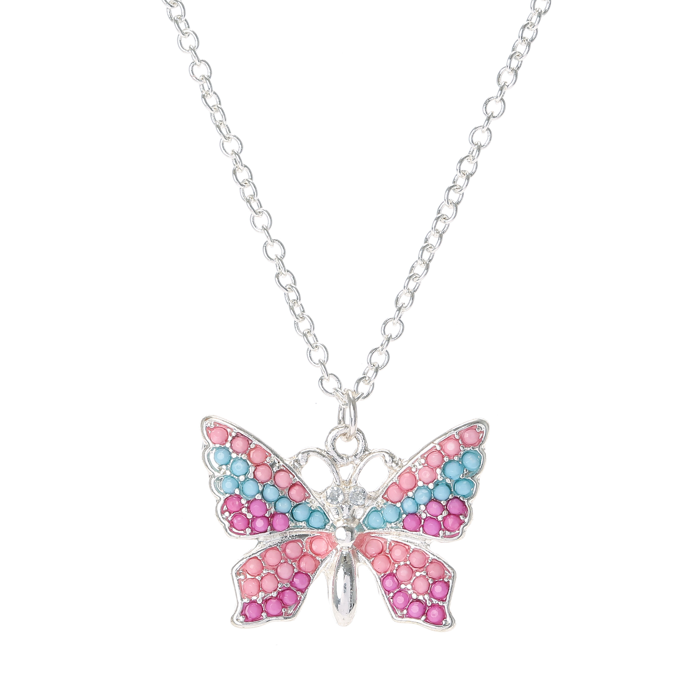 Claire's deals butterfly necklace