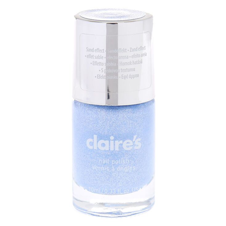 Glitter Sand Nail Polish - Blue Pastel,