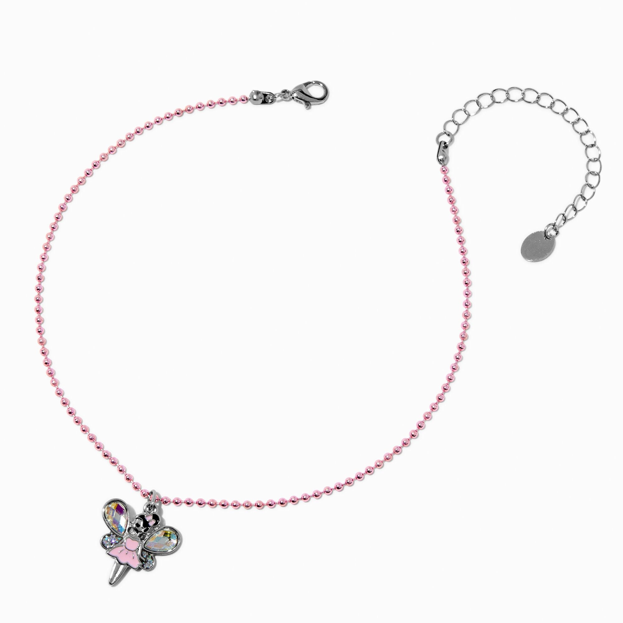 Claire's Club Fairy Pendant Necklace,