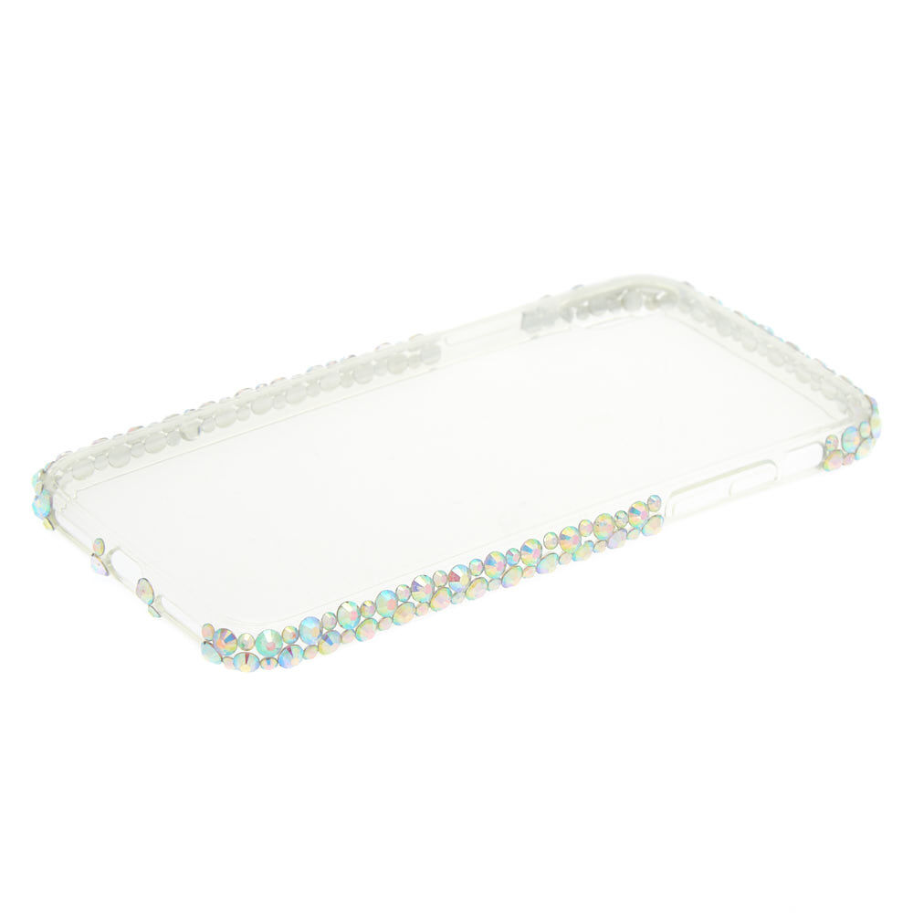 Iridescent Stone Studded Phone Case - Fits iPhone X/XS,