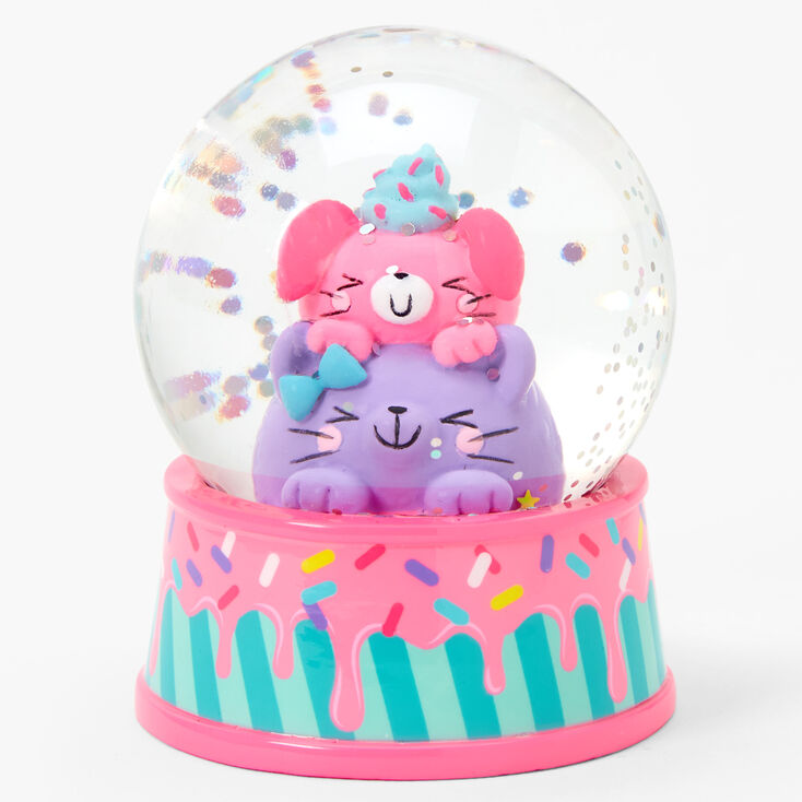 Critters Mini Ice Cream Snowglobe - Pink,