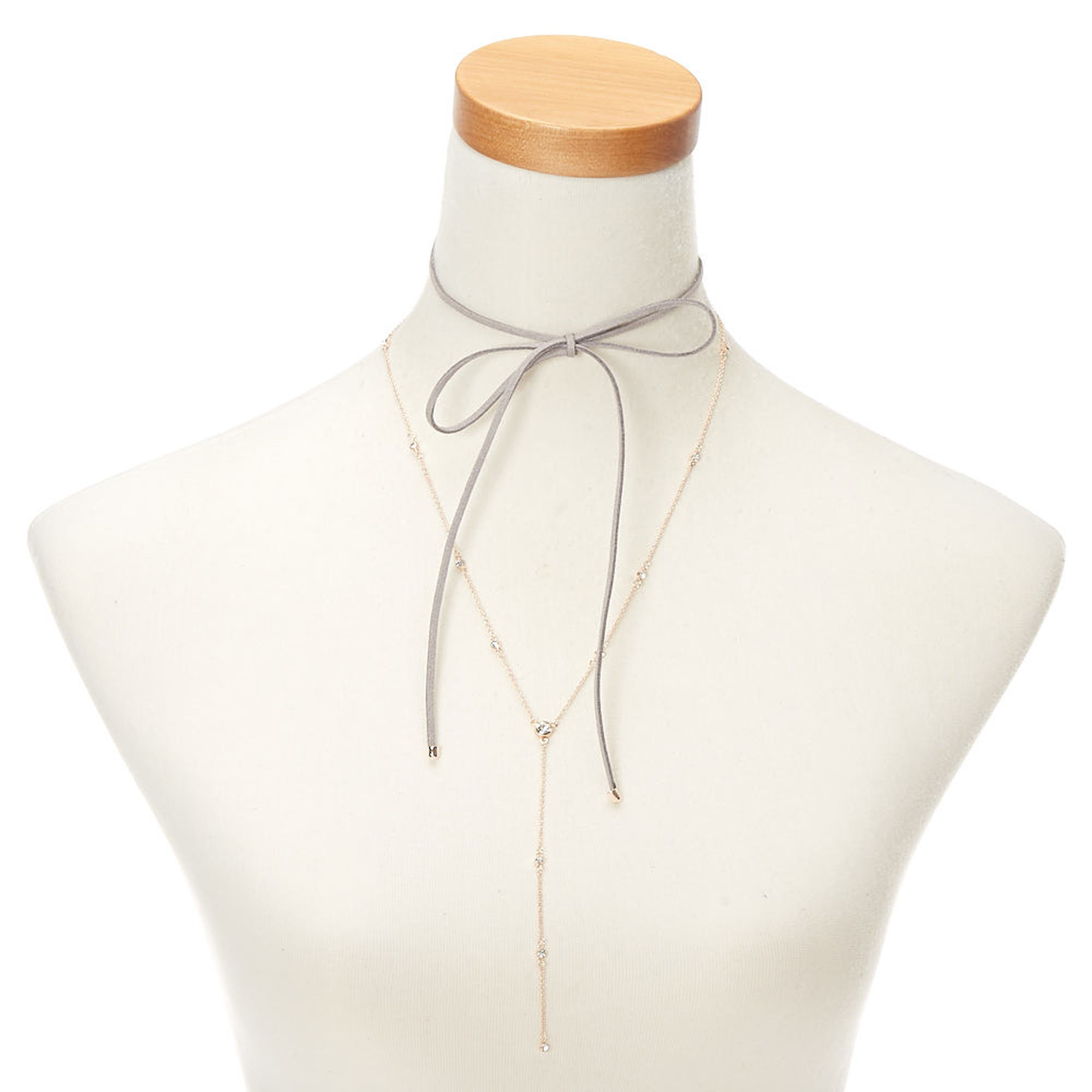 tan tie choker