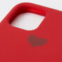 Coque de portable rouge avec c&oelig;ur - Compatible avec iPhone&reg;&nbsp;11,