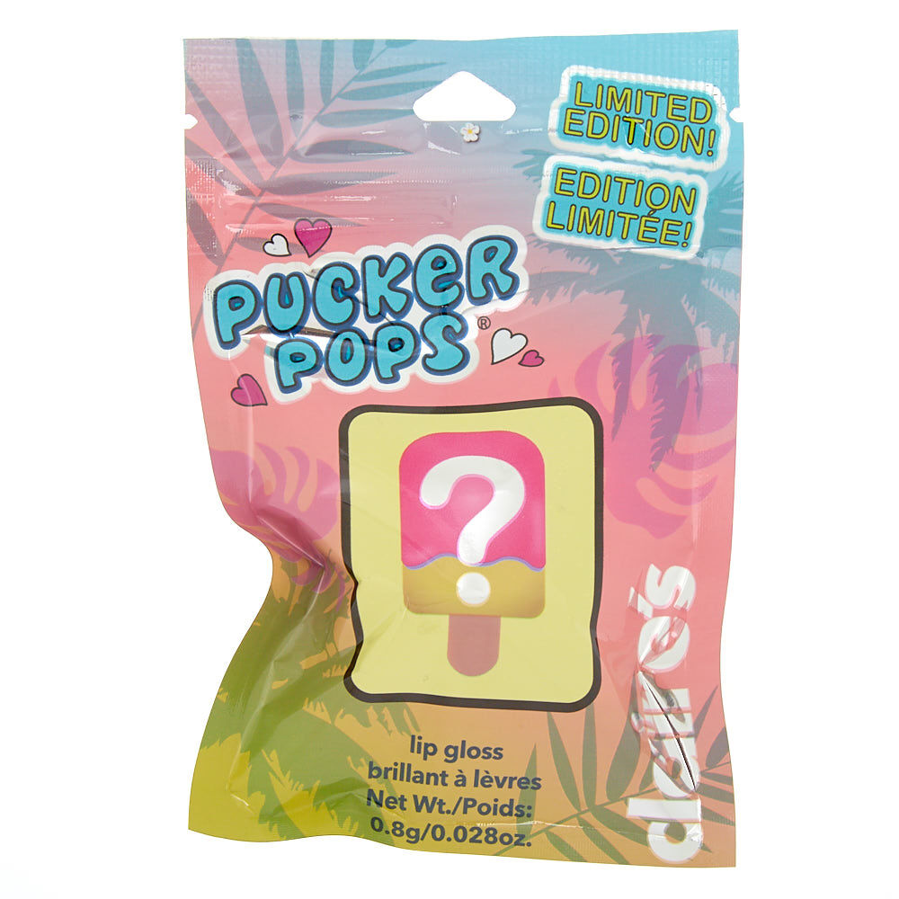 Pucker Pops Summer Vacay Blind Bag Lip Gloss,