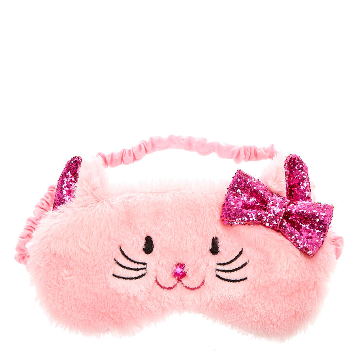 Claire S Club Pink Kitty Cat Eye Mask Claire S Us