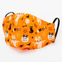 Cotton Orange Boo-tiful Face Mask – Child Medium/Large,