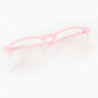 Ombre Clear Glass Frames- Light Pink,