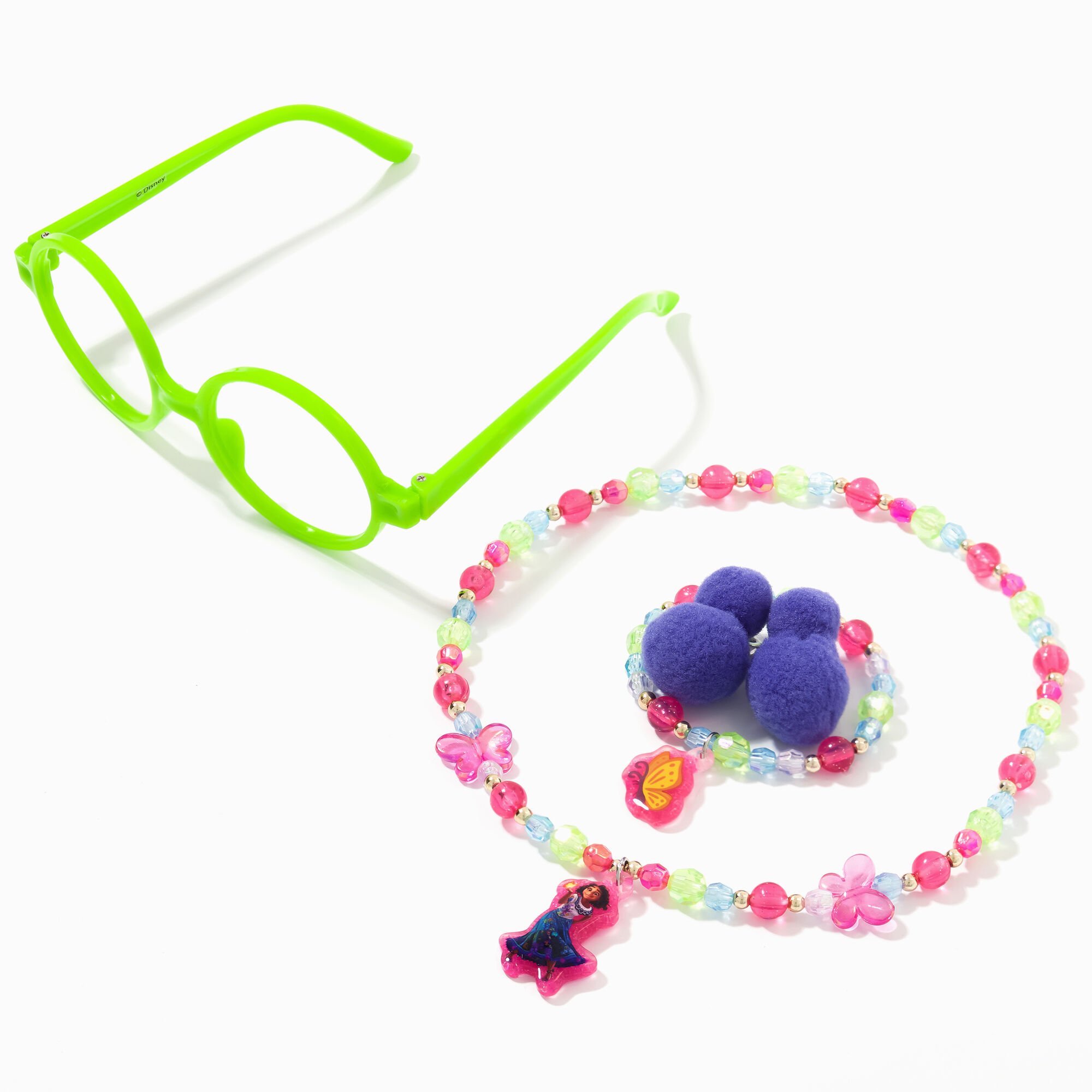 Disney Encanto Mirabel Dress Up Glasses & Jewellery Set - 4 Pack,